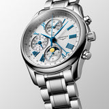 Longines Master Collection Chrono Moonphase Plateado 40 mm | L2.673.4.71.6
