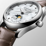 Longines Master Collection Moonphase Automático Nácar Acero 34 mm | L2.409.4.87.4