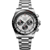 Longines Conquest Chronograph Plateado y Negro 42 mm | L3.835.4.72.6