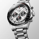 Longines Conquest Chronograph Plateado y Negro 42 mm | L3.835.4.72.6
