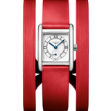 Longines Mini Dolcevita Plateado Double Turn Rojo 21,5 x 29 mm | L5.200.4.75.0