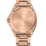 MIDO Multifort TV 35 Automático Diamantes Marrón PVD Oro Rosa 35 mm | M049.307.33.296.00