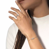 Anillo Messika Move Uno Grande Pavé Oro Blanco