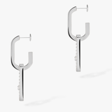 Pendientes Messika Move Link Oro Blanco