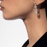 Pendientes Messika Move Link Oro Blanco