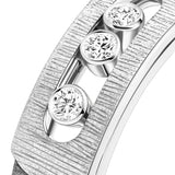 Anillo Messika Move Noa Ciselé Oro Blanco