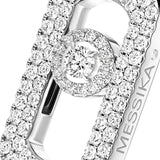 Anillo Messika So Move Oro Blanco con Pavé