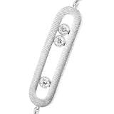 Pulsera Messika Move Classique Ciselé Oro Blanco