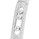 Pulsera rígida Messika Move Noa Ciselé con Semipavé