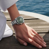 OMEGA Seamaster Aqua Terra Small Seconds Co-Axial Master Chronometer Verde Acero 38 mm | 220.10.38.20.10.001