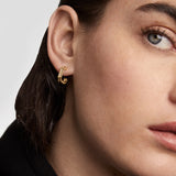 Pendientes de Aro PDPAOLA Olympia Plata Baño Oro | AR01-941-U