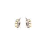 Pendientes Criollas DELCERRO Bicolor Pavé | 10601B