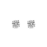 Pendientes Diamante Solitario 0,60 cts en Oro Blanco