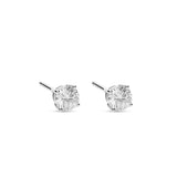 Pendientes Diamante Solitario 0,60 cts en Oro Blanco