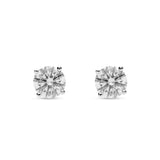 Pendientes Diamante Solitario 1,04 cts en Oro Blanco