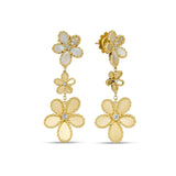 Pendientes Jasmine Roberto Coin en Oro Amarillo con Nácar y Diamantes - ADR777EA3765_Y