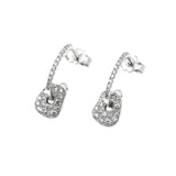 Pendientes Mattioli Mini Puzzle Con Diamantes En Oro Blanco | MOR054B102W