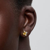 Pendientes Pandora de Botón Abeja Miel | 264559C01