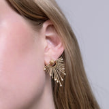 Pendientes Sunray Mini con diamantes