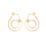 Pendientes de aro Menottes Dinh Van R27.5 en Oro Amarillo - 867611