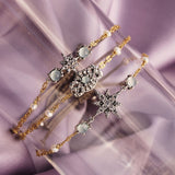 Pulsera Estrella DELCERRO Plata con Cadena | 10700CA
