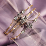 Pulsera  Estrella Grande DELCERRO Plata y Calcedonia | 10701CA