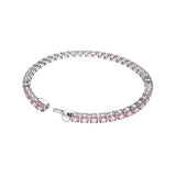 Pulsera Swarovski Mátriz Tenis Rosa - 5648931