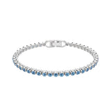 Pulsera Swarovski Tennis Imber Emily Talla Redonda Azul - 5734239