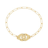 Pulsera de Cadena Menottes Dinh Van Modelo Mediano en Oro Amarillo - 352101