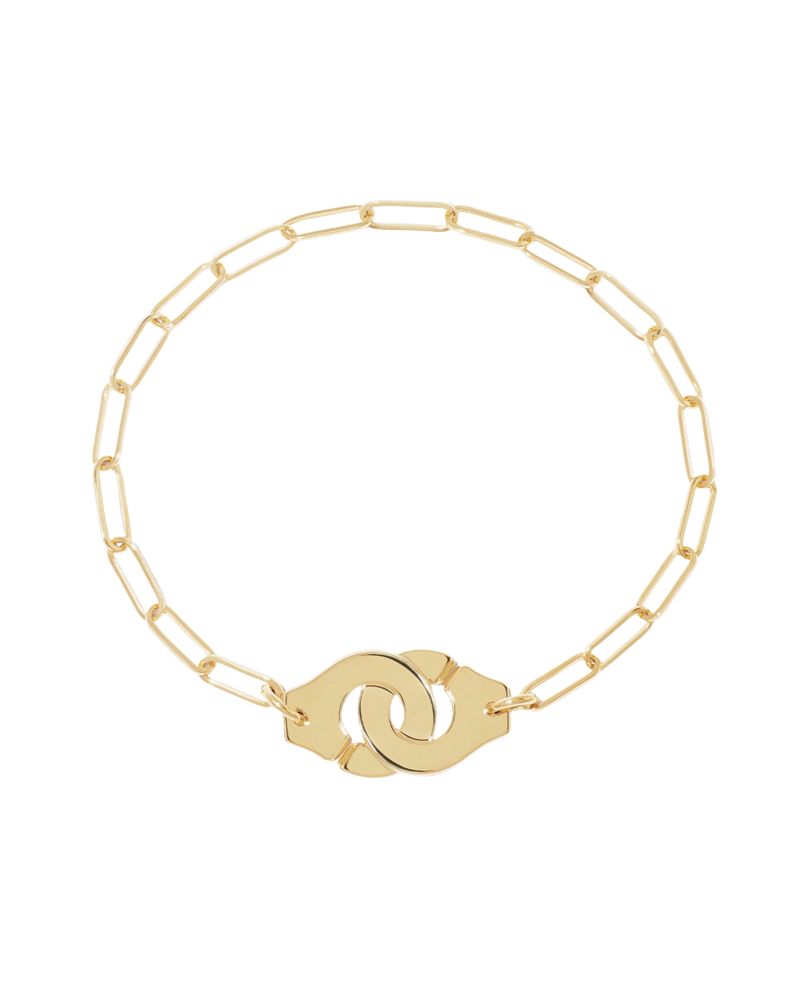Pulsera de Cadena Menottes Dinh Van Modelo Mediano en Oro Amarillo - 352101