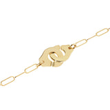 Pulsera de Cadena Menottes Dinh Van Modelo Mediano en Oro Amarillo - 352101
