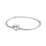 Pulsera PANDORA Cierre Corazón Moments Plata de Ley | 590719
