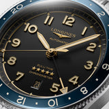 Longines Spirit Zulu Time Acero Inoxidable y Cerámica 42 mm | L3.812.4.60.6