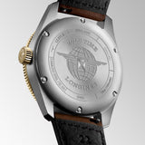 Longines Spirit Zulu Time Acero y Oro Amarillo 39 mm | L3.812.5.53.2