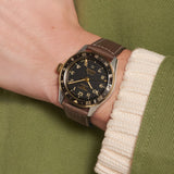 Longines Spirit Zulu Time Acero y Oro Amarillo 39 mm | L3.812.5.53.2