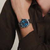 Longines Spirit Zulu Time Esfera Azul 42 mm | L3.812.4.93.6