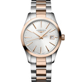 Longines Conquest Classic Bicolor PVD Rojo 34 mm |  L2.386.3.72.7