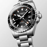 Longines HydroConquest GMT Negro 41 mm | L3.790.4.56.6