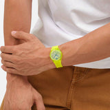 Swatch Luminously Lemon 34 mm | SO28J103