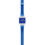 Swatch What If See Thru Blue 41.80 Mm | SO38K701