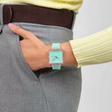 Swatch What If See Thru Mint 41.80 mm | SO38K702