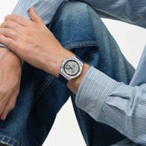 Swatch Blue Reflective 43 mm | YVS539