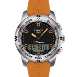 Tissot T-Touch II Acero y Caucho esfera naranja 43 mm | T0474201705101