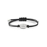 Pulsera Gucci Trademark Piel y Plata