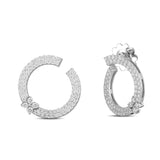 Pendientes Roberto Coin Love In Verona Oro Blanco Con Diamantes