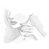 Alianza de Oro Blanco Redonda Satinada