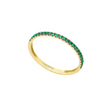 Anillo Back to Eden LECARRÉ Oro con Esmeraldas | GA194ES