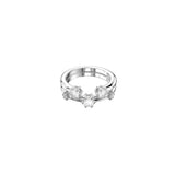 Anillo Constella SWAROVSKI Set 2 Piezas Blanco con Baño de Rodio | 5640961