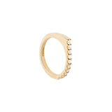 Anillo Gloss PDPAOLA Plata con Baño de Oro 18K con Circonitas | AN01-E90