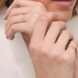 Anillo Gold&Roses Satélite Saudade Oro Rosa y Diamantes | GR-423.3